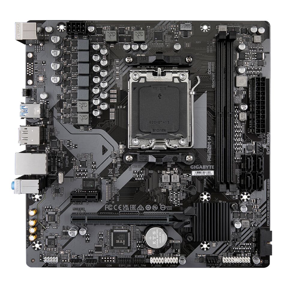 GIGABYTE A620M H DDR5 6400(OC) HDMI DP MATX AM5