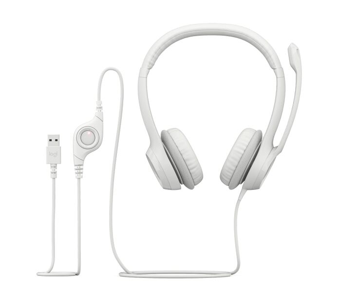 LOGITECH H390 MIKROFONLU BEYAZ KULAKLIK 981-001286