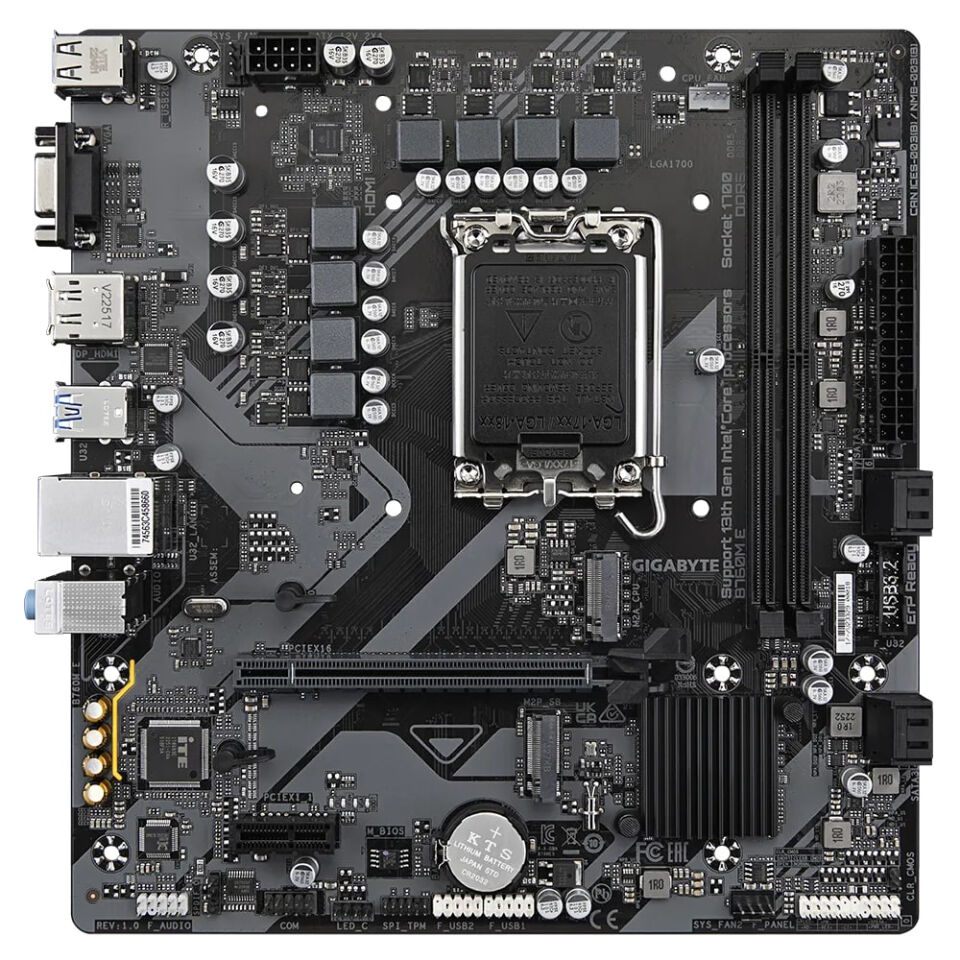 GIGABYTE B760M-E DDR5 HDMI VGA DP USB 1700P