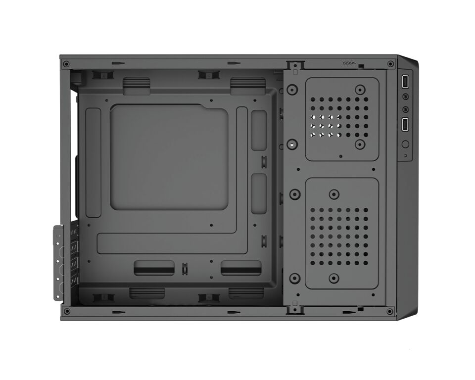 FRISBY FC-S6060B 300W SİYAH SLIM mATX KASA