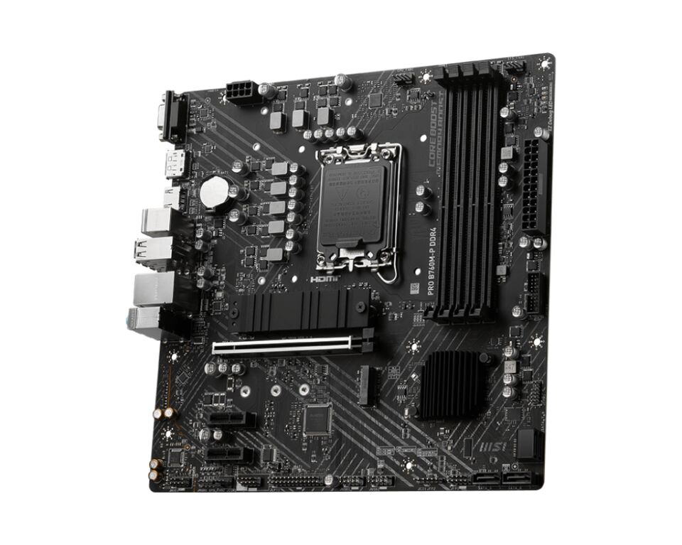 MSI PRO B760M-P DDR4 4800(OC) DDR4 HDMI DP M.2 ATX 1700p