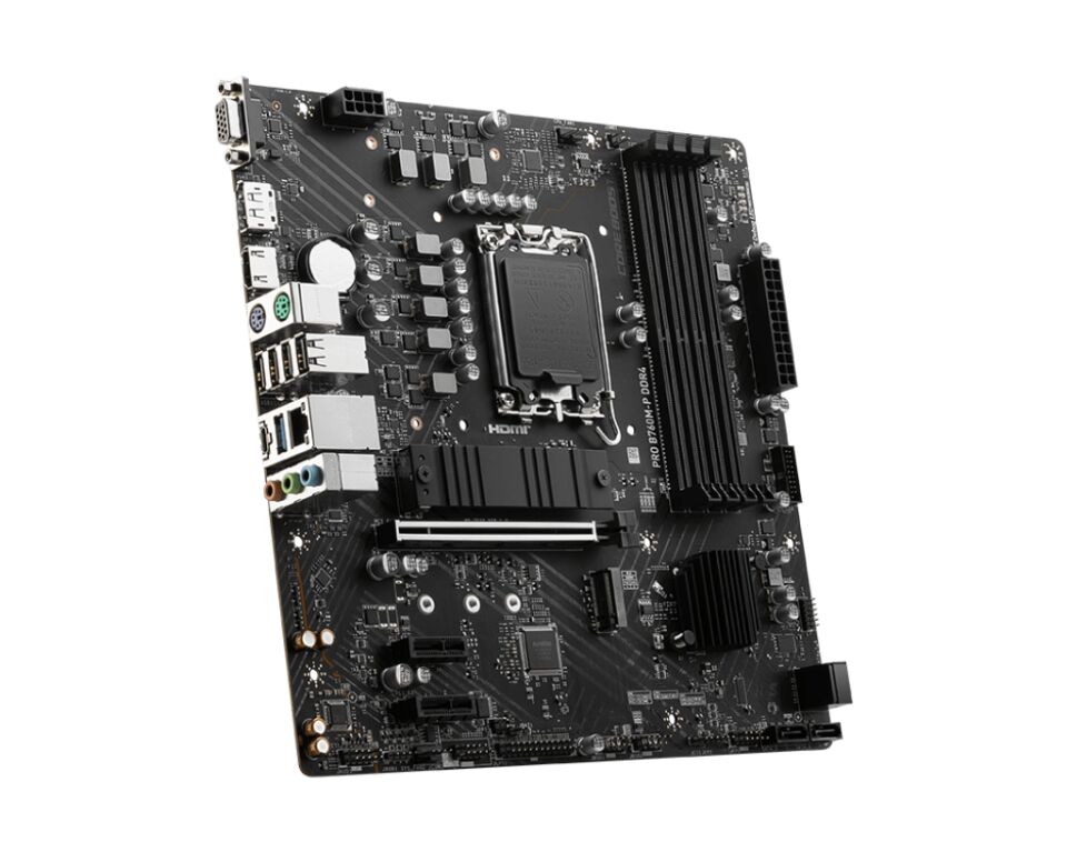 MSI PRO B760M-P DDR4 4800(OC) DDR4 HDMI DP M.2 ATX 1700p