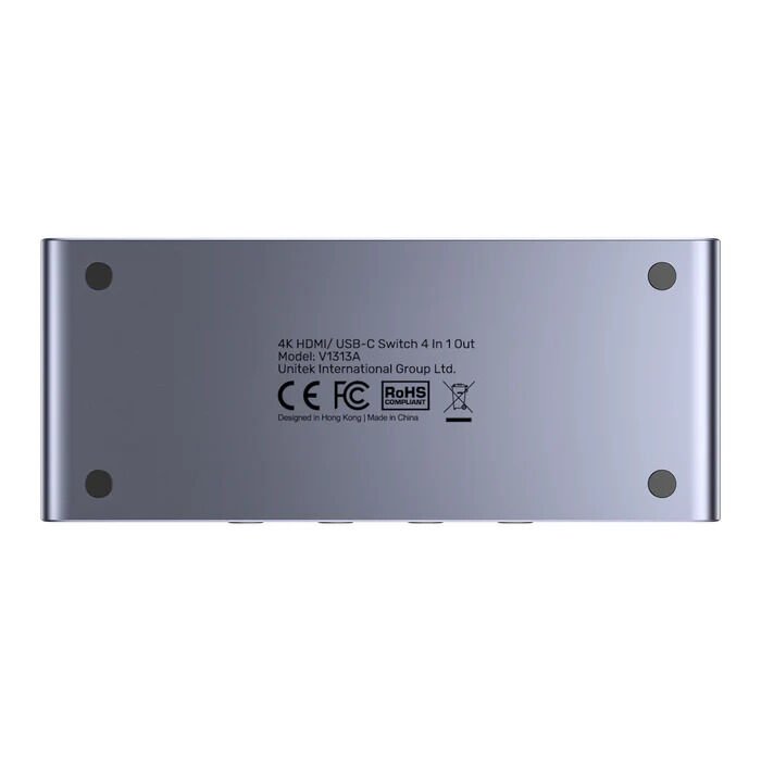 UNITEK 4K HDMI/USB-C SWITCH 4IN1OUT(V1313AGY01-EU)