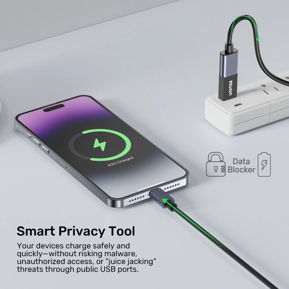 UNITEK DATASHIELD USB-A VERI ENGELLEYICI ADAPTOR (A1056ABK01)