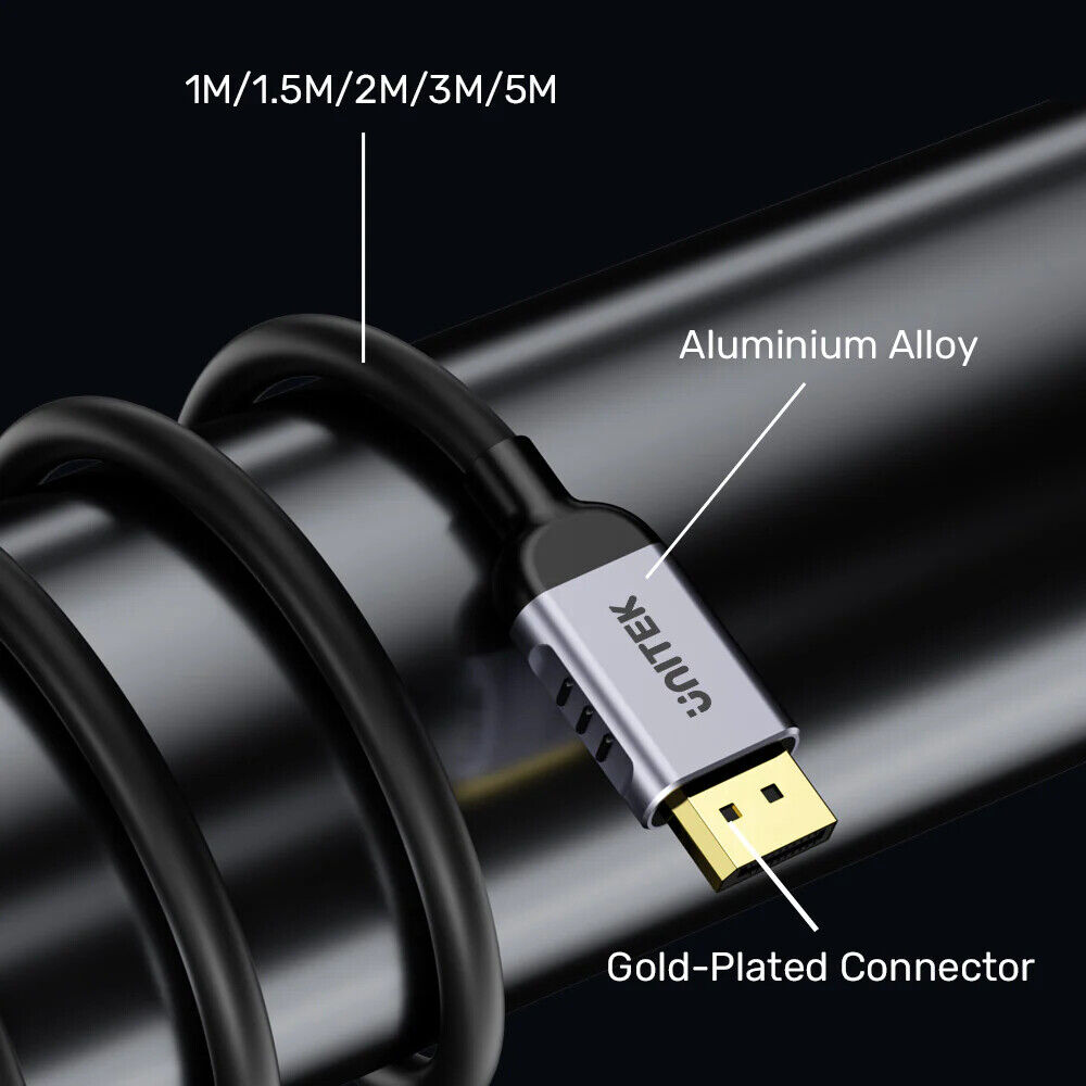 UNITEK 8K 1.4 DISPLAYPORT KABLO 1M (C1628GY01-1M)