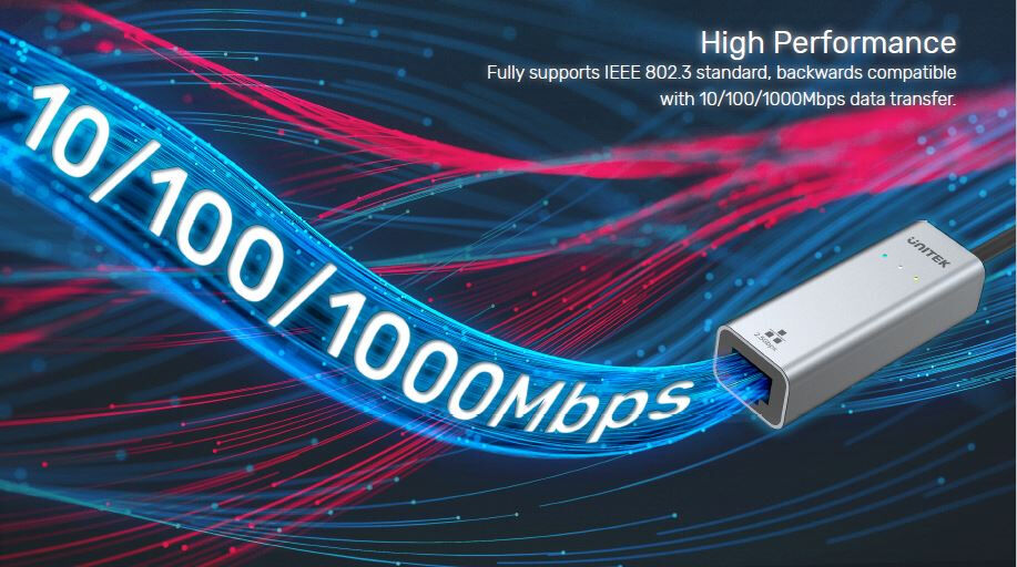 UNITEK HİBRİT USB-C/USB-A 2.5 GİGABİT ETHERNET ADAPTÖRÜ (U1313CGY01)