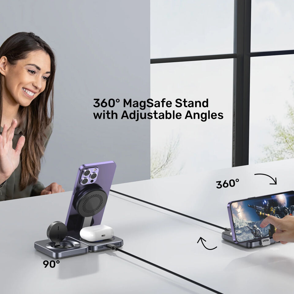 UNITEK QI2 3-IN-1 SARJ ISTASYONU (P1300AGY01)