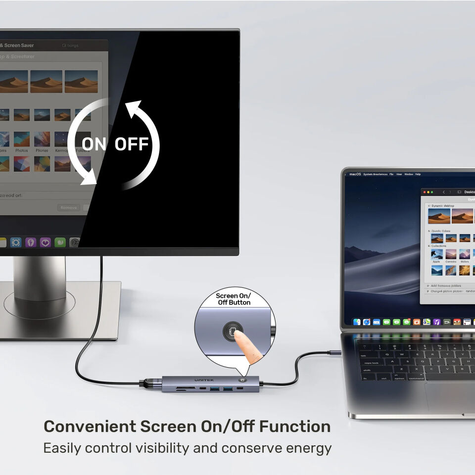 UNITEK UHUB S7 PRO 7-IN-1 5GBPS USB-C HUB (H1124AGY01)
