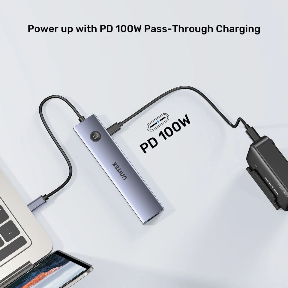 UNITEK UHUB S7 PRO 7-IN-1 5GBPS USB-C HUB (H1124AGY01)