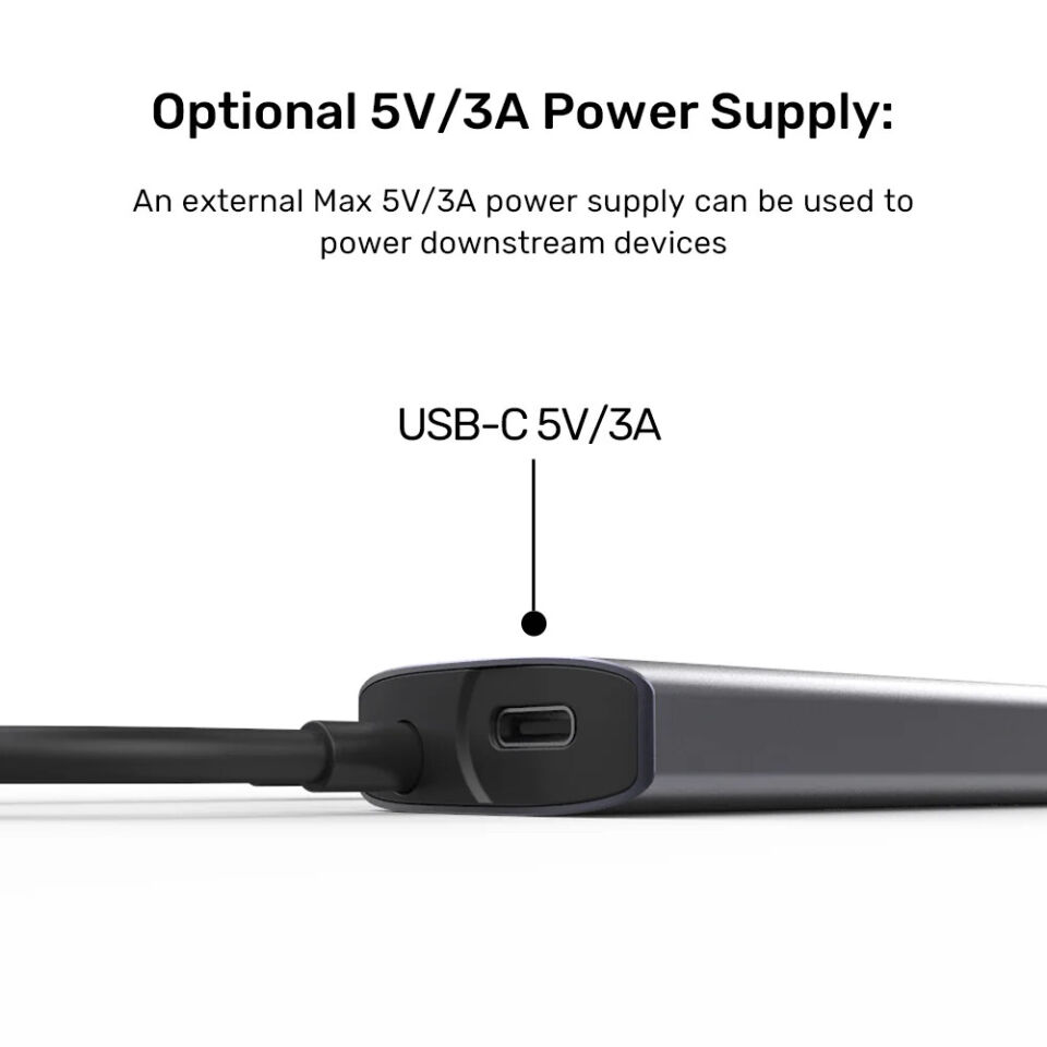 UNITEK UHUB Q4 4-IN-1 10GBPS USB-C HUB (H1112DGY01)