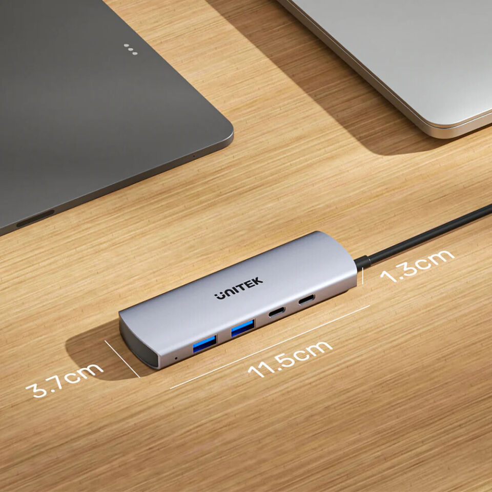 UNITEK UHUB Q4 4-IN-1 10GBPS USB-C HUB (H1112DGY01)