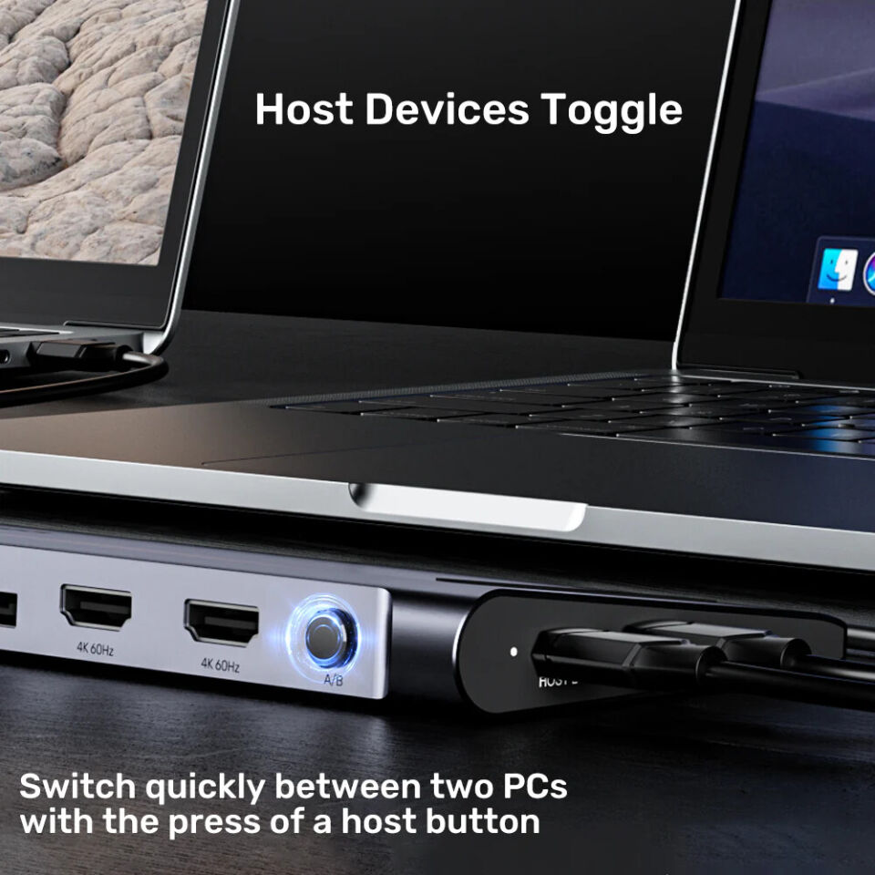 UNITEK UHUB15+ USB-C 4K BAGLANTI ISTASYONU (D1106AGY01)