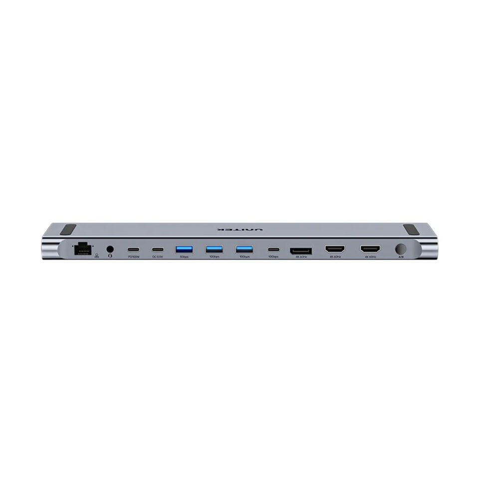 UNITEK UHUB15+ USB-C 4K BAGLANTI ISTASYONU (D1106AGY01)
