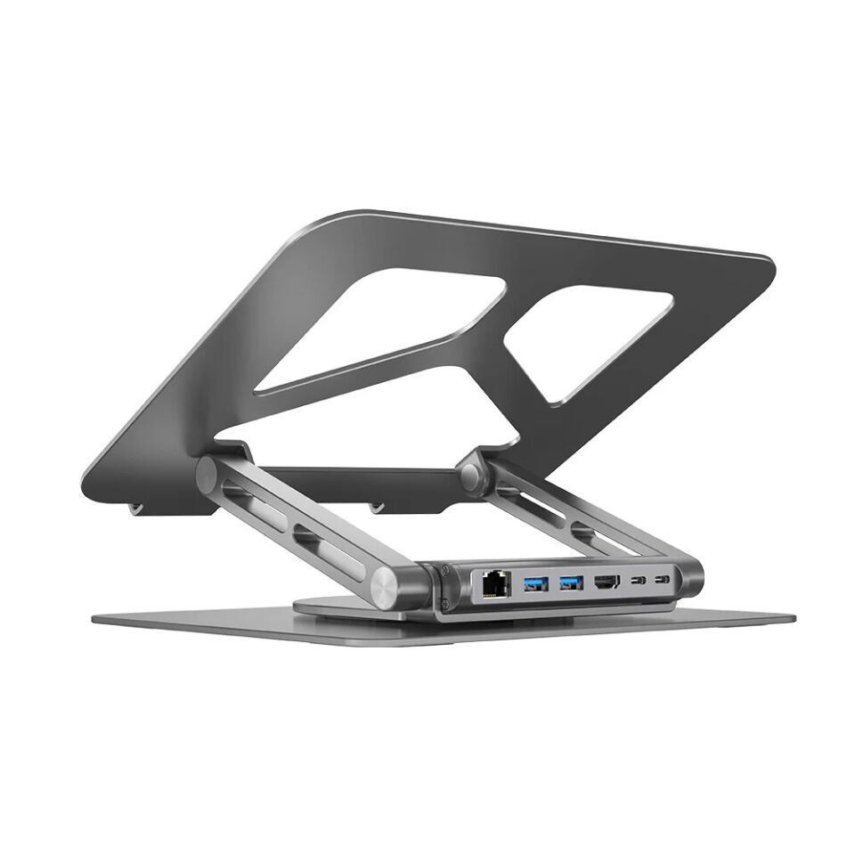 UNITEK USB-C NOTEBOOK STANDI VE DOCKING STATION (D1109A)