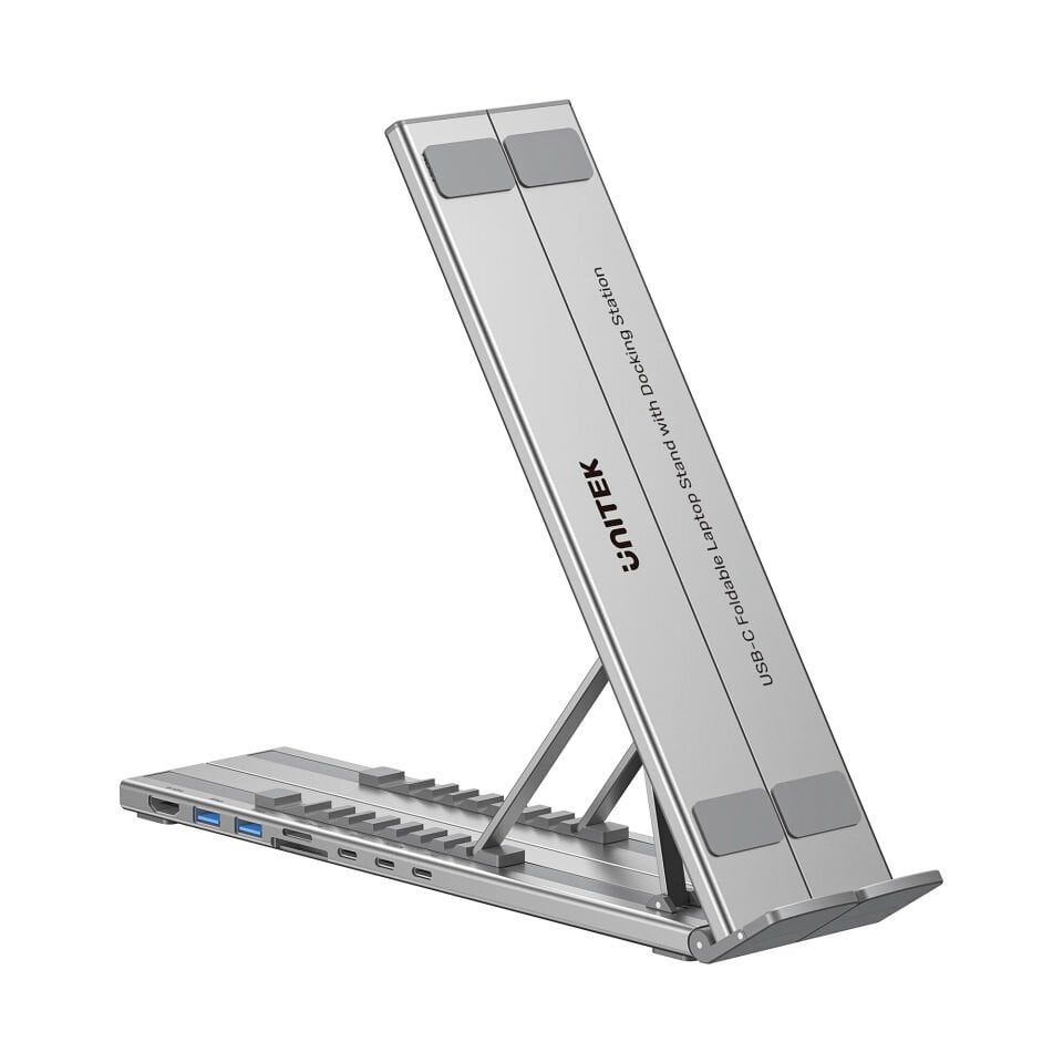 UNITEK KATLANABİLİR NOTEBOOK STANDI VE BAĞLANTI İSTASYONU (D1137AGY01)