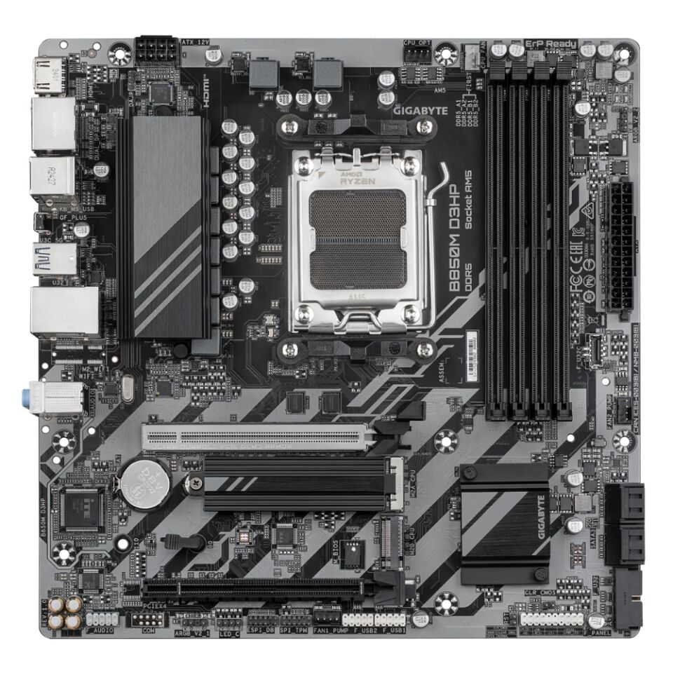 GIGABYTE B850M D3HP DDR5 7600Mhz HDMI/DP MATX AM5