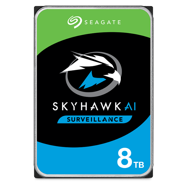 8TB SEAGATE SKYHAWK AI 256MB 7/24 RV ST8000VE001